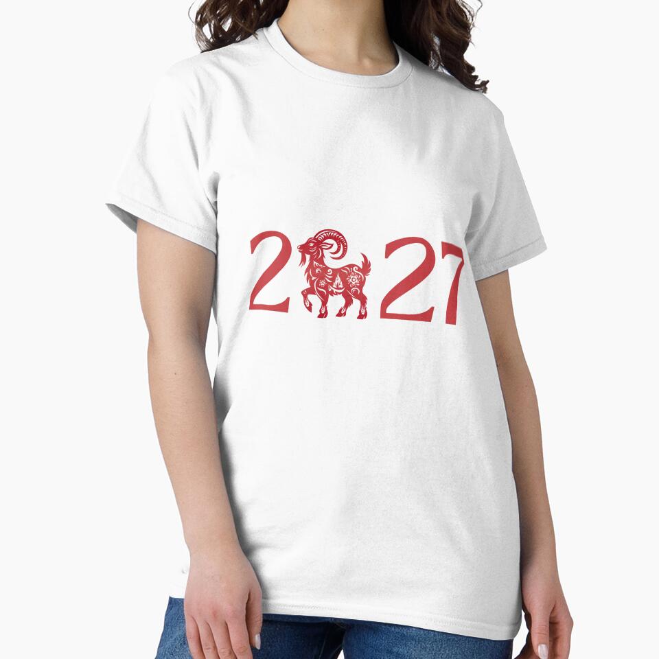 Traditional Red Chinese New Year Goat 2027 by mariana83