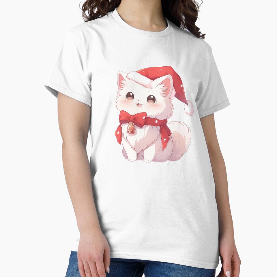 Kawaii Santa Cat by MendaciousMina