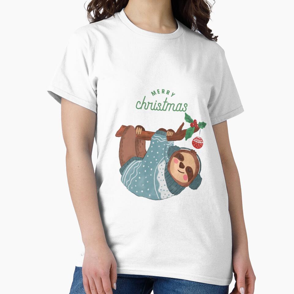 Merry Christmas Sloth by autumnchu