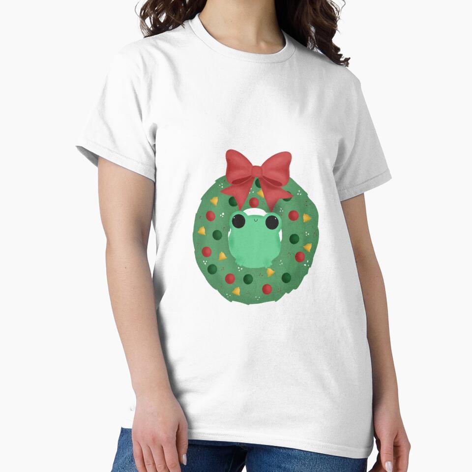 Christmas Frog Wreath by Cattodoodles