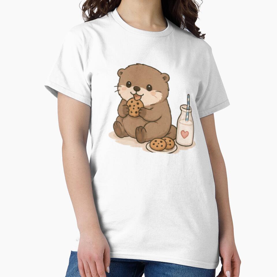 Cute Snack Time Otter by MellowMunchkins