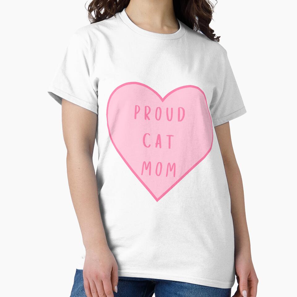 Proud Cat Mom Pink by helenmaria-