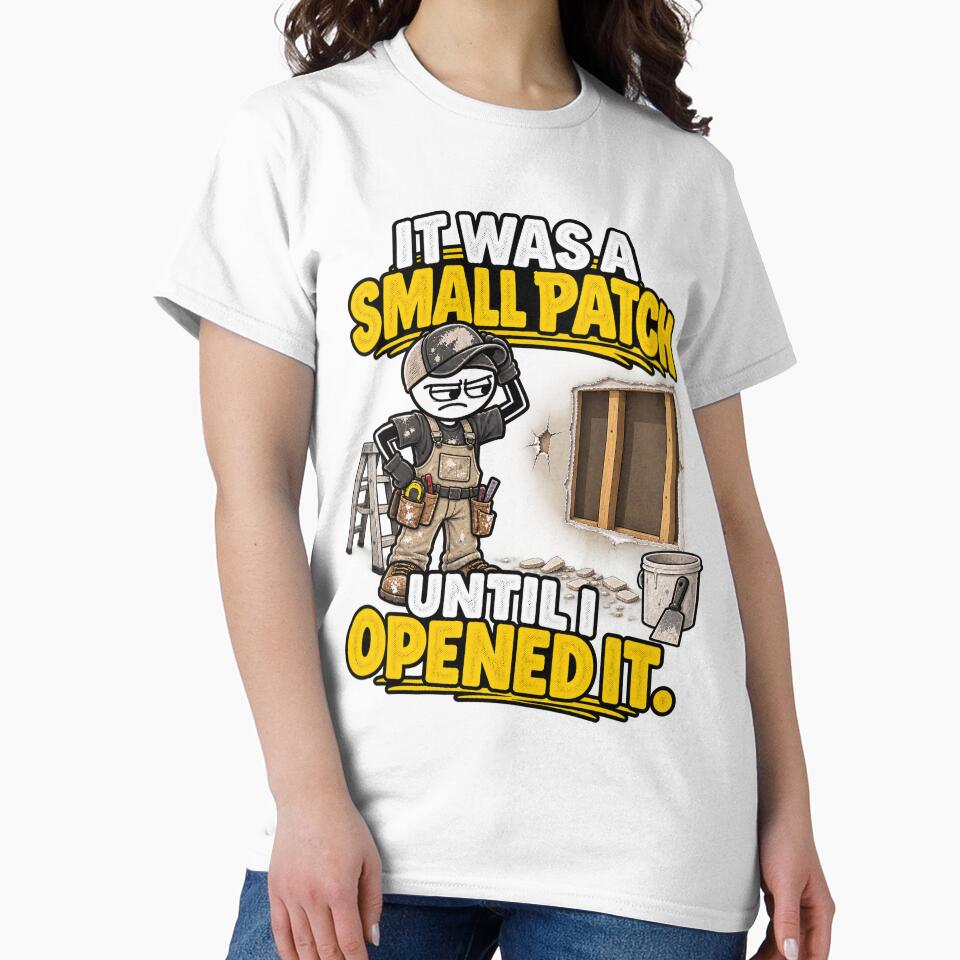 Funny Drywall Worker – It Was a Small Patch Until I Opened It by houseoflushella