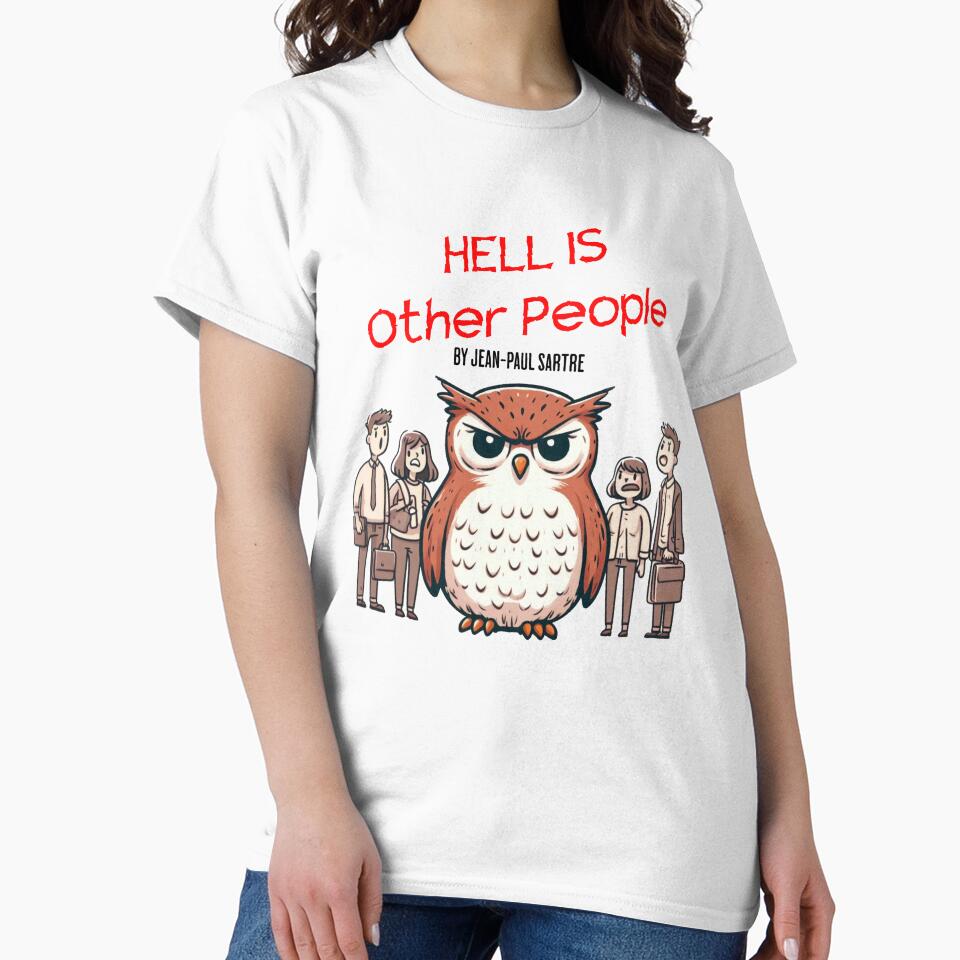 hell is other people Owl by LemuellTrends