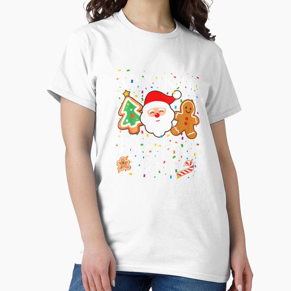 Christmas Cookie Baking Crew Cookie Crew Family Kids Pajamas T-Shirt by shop-insider