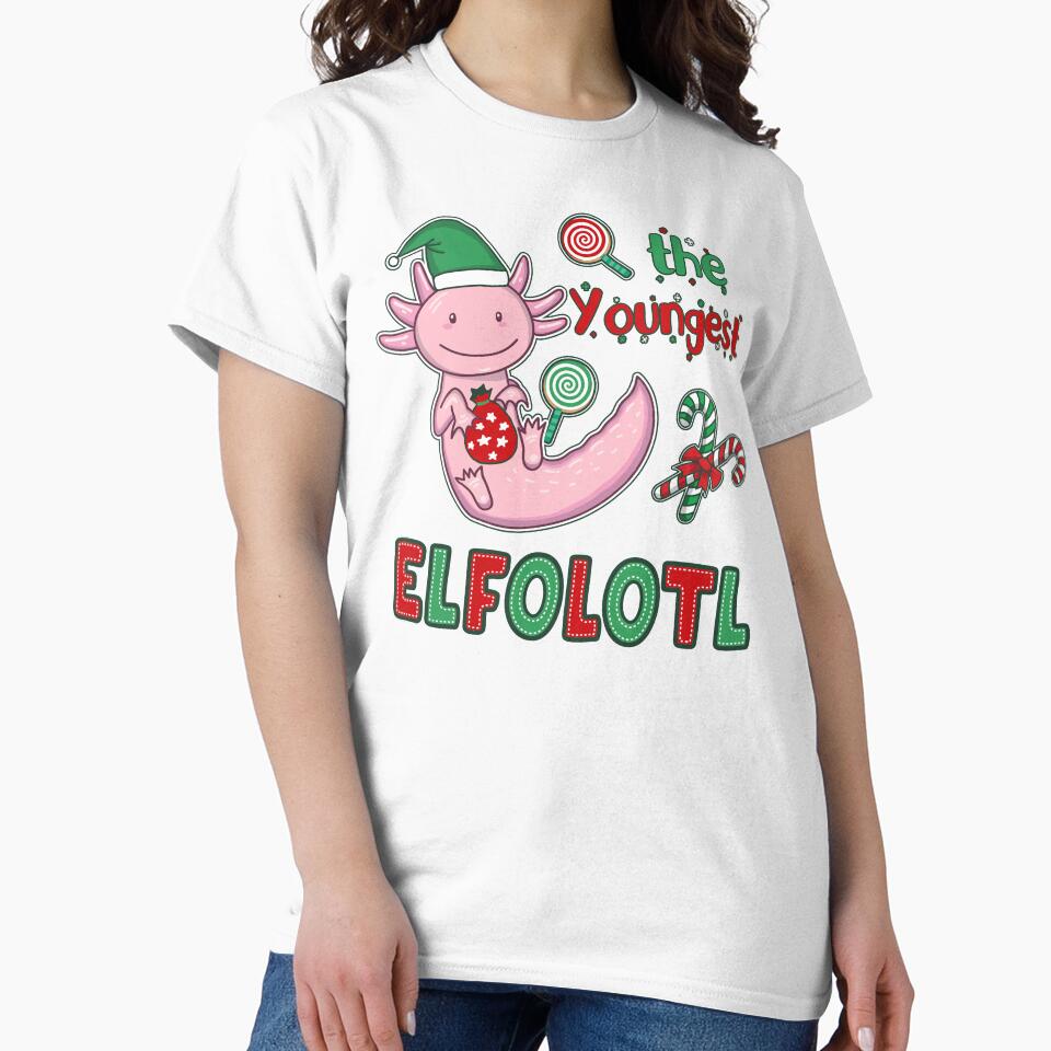 Christmas Axolotl Elf - The Youngest Elfolotl by GrimButterfly