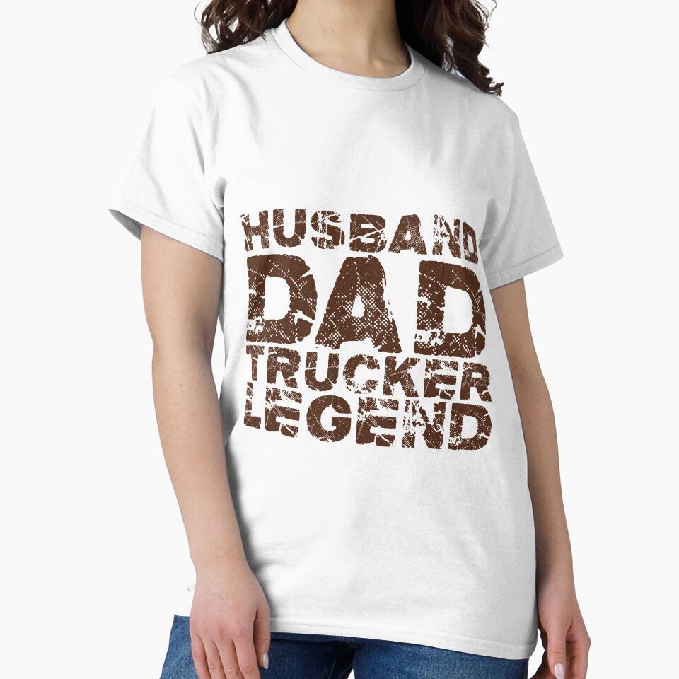 Husband Dad Trucker Legend #1 by aifuntime