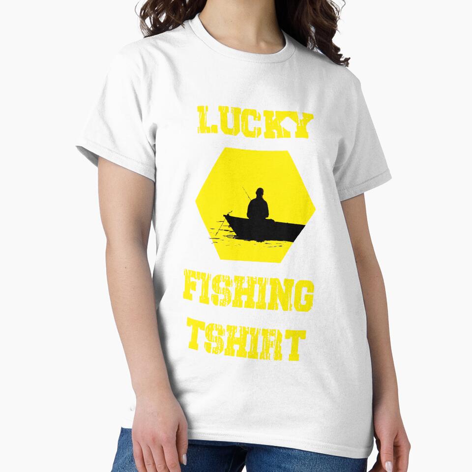 LUCKY FISHING TSHIRT / FISHING by vishwajeetkhot
