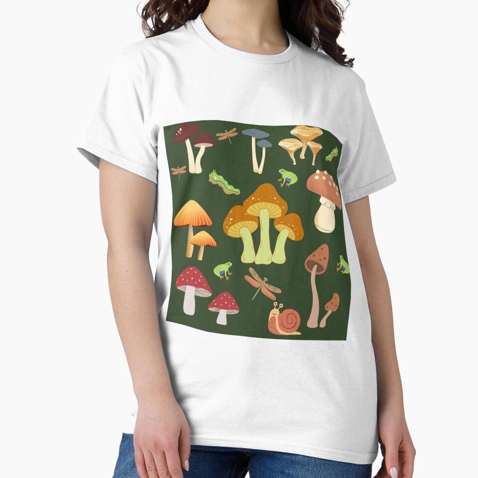 Mushroom themed pattern by Anannya  Mondal