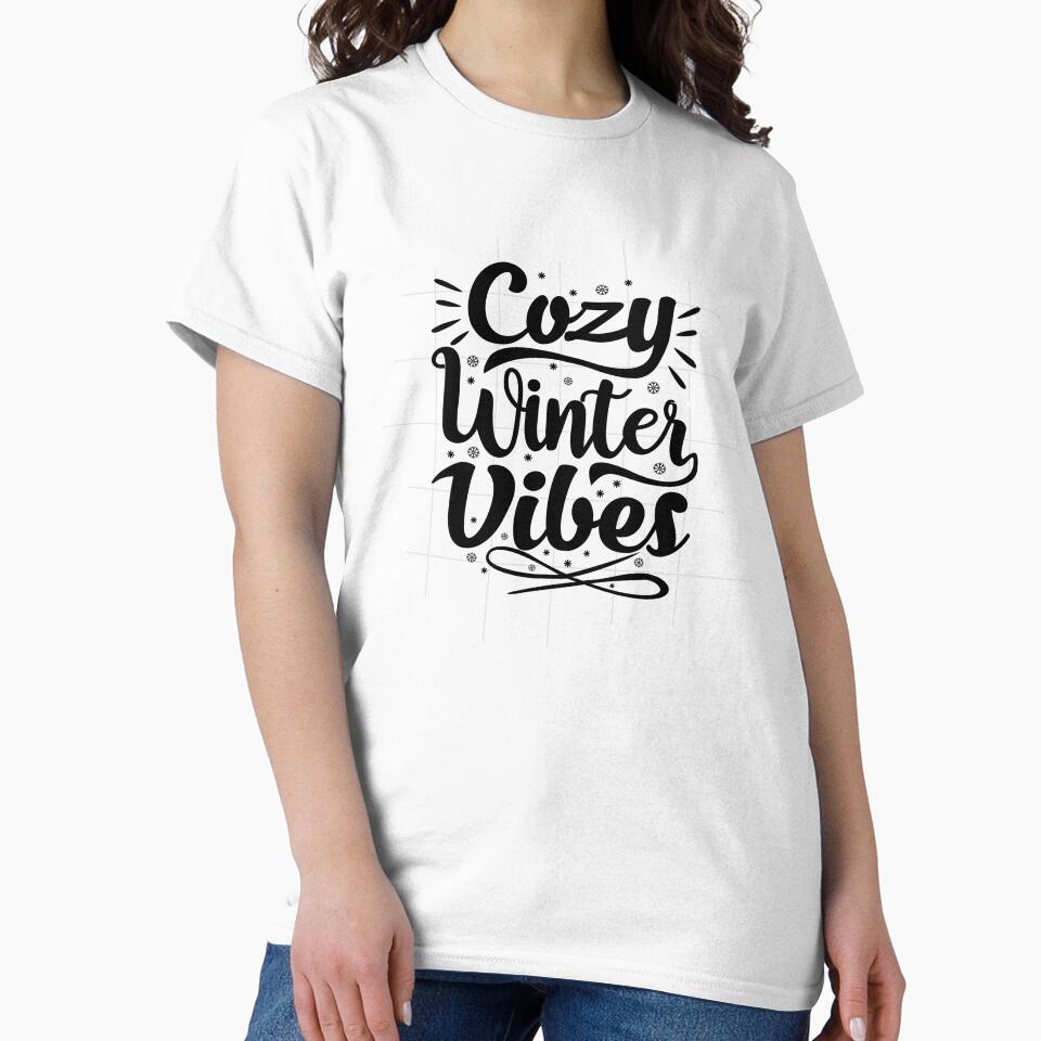 Cozy Winter Vibes Typography by crafts.bynouf