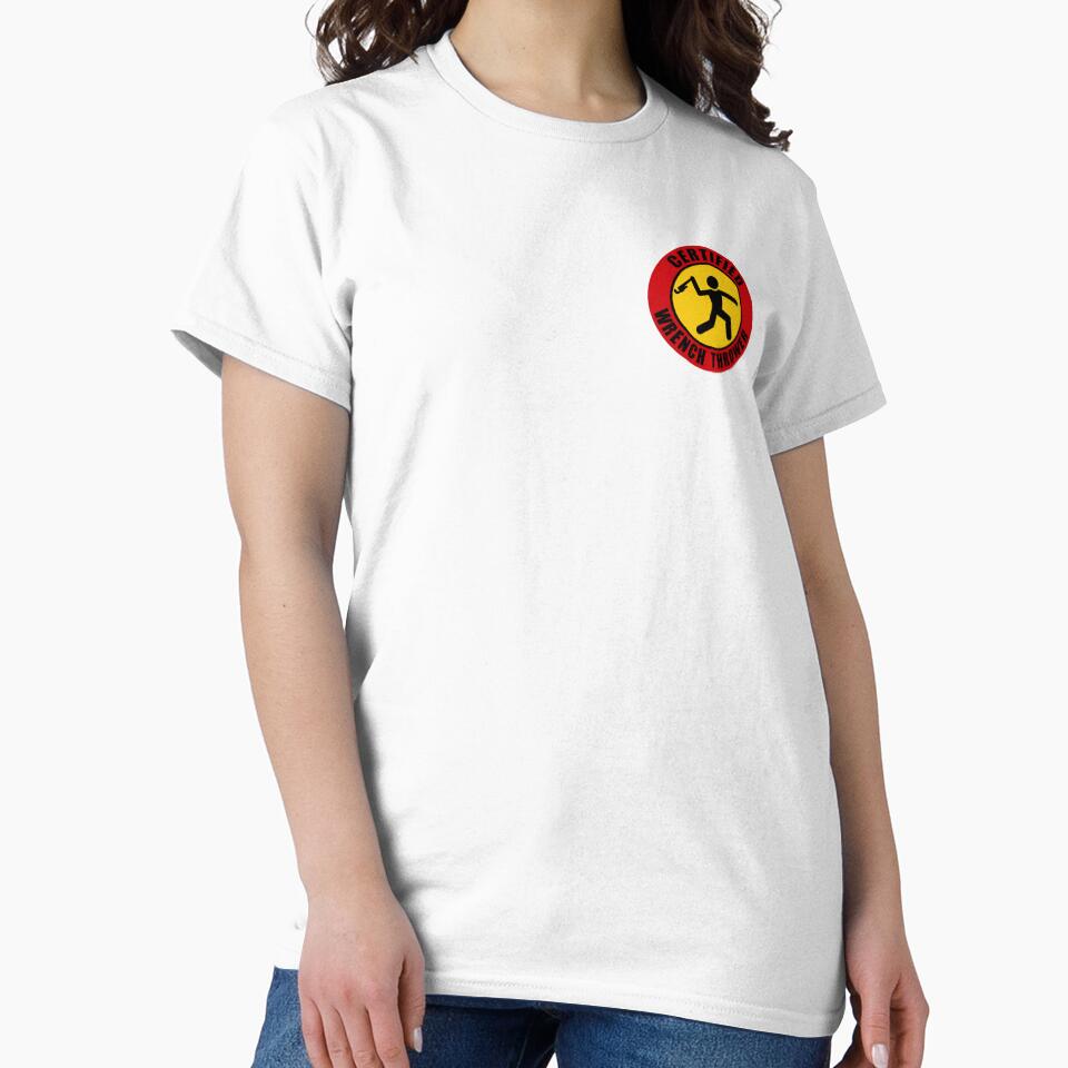 Certified Wrench Thrower by Tradeology