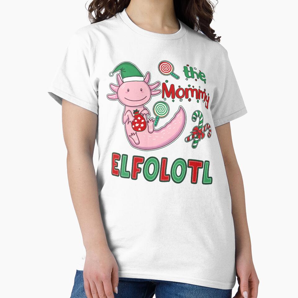 Christmas Axolotl Elf - The Mommy Elfolotl by GrimButterfly