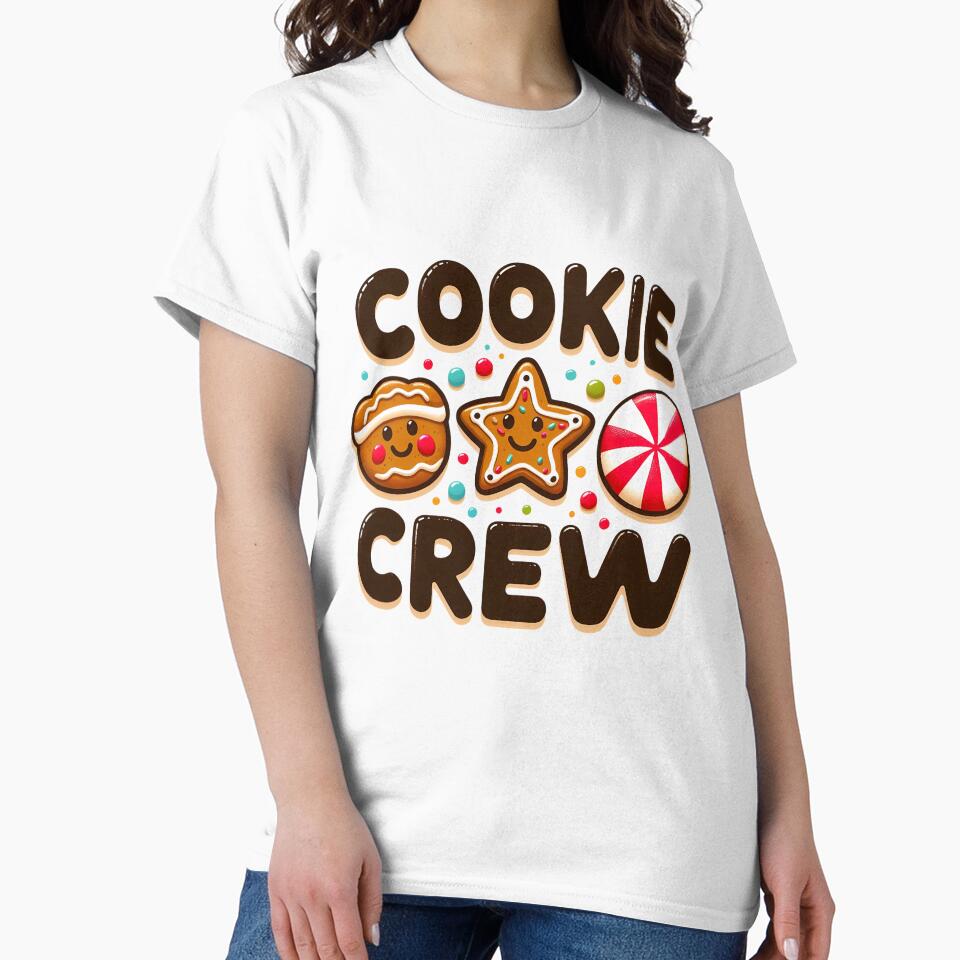 "Cookie Crew" Cute Merry Christmas  Cookies by CrasyART