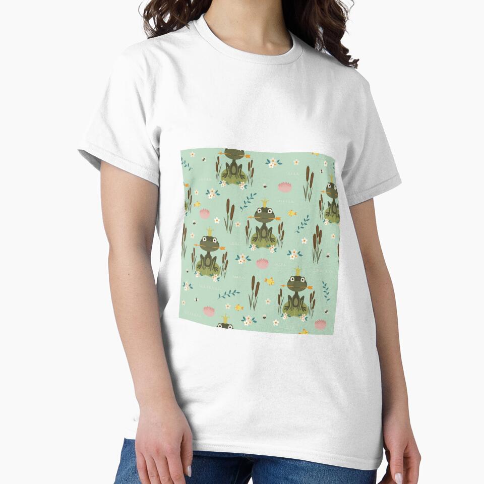 Cute Frog arrow floral by AverilArt