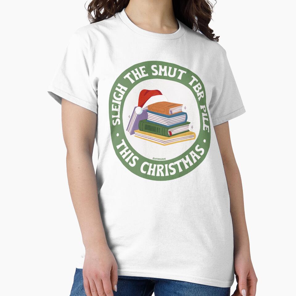 Sleigh The Smut Tbr Pile This Christmas / Bookish Christmas Merch for Smut Readers Bookmas Kindle Gift Ideas for Smutty Spicy Books Litmas Holiday Xmas by Latinoladas