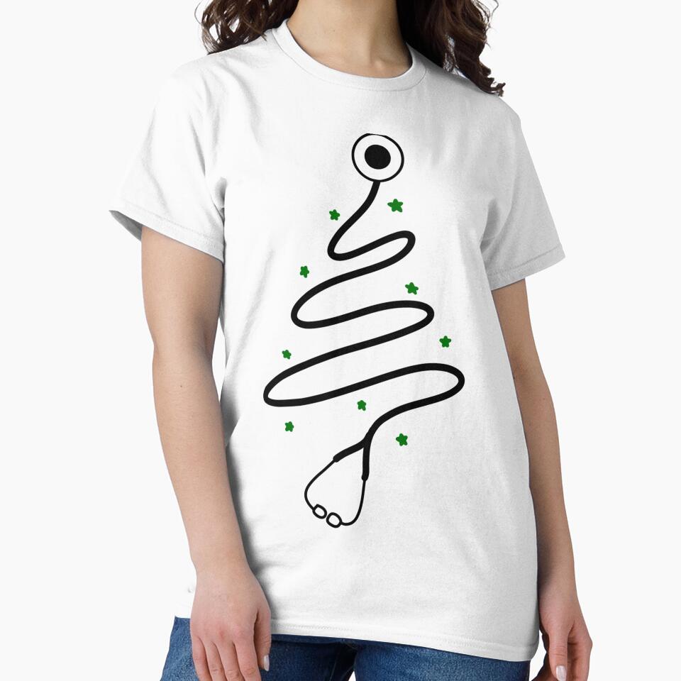 Scribble stethoscope tree (black) by RandiMullins