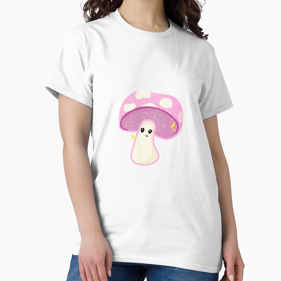 Pink mushroom by pinkc0w