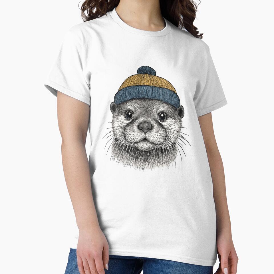 Stylish Otter in Beanie Hat by SOUFIANE1991