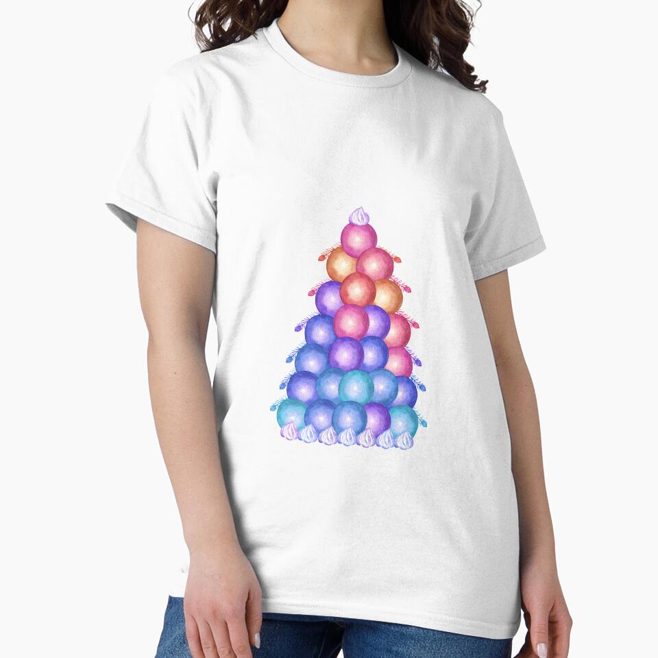 Christmas ball tree by Flowersforbear