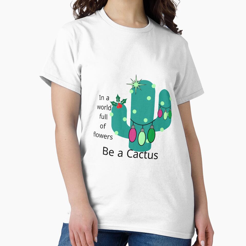 Cactus Christmas in a world of flowers by Blair Belle