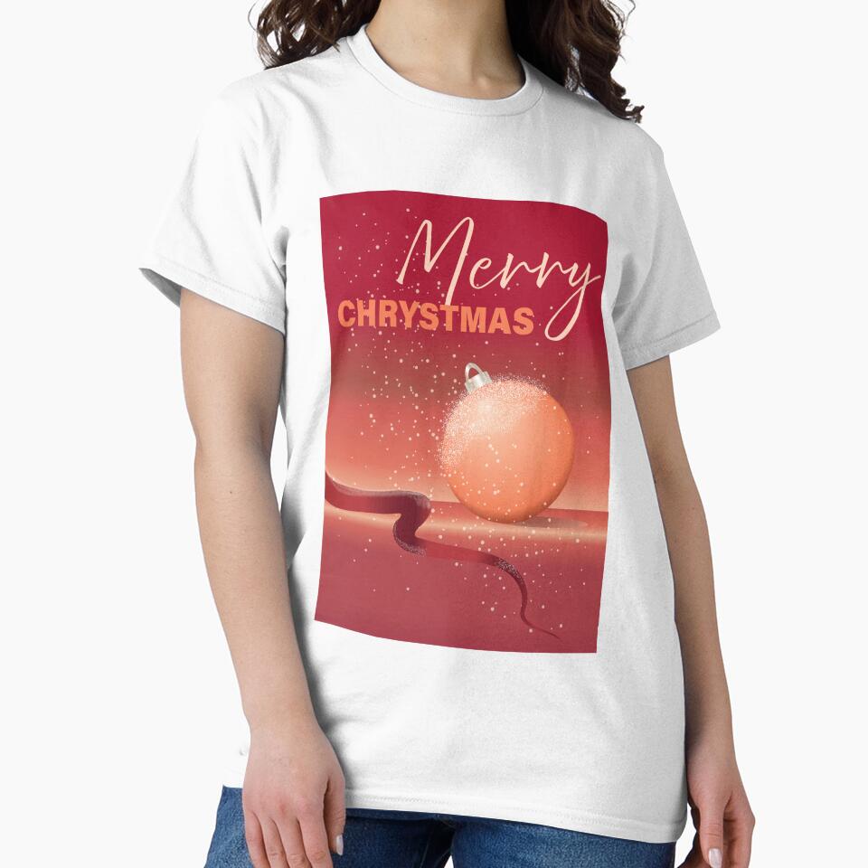 Merry Christmas Ornament - Holiday Gift Print by photossmirnov