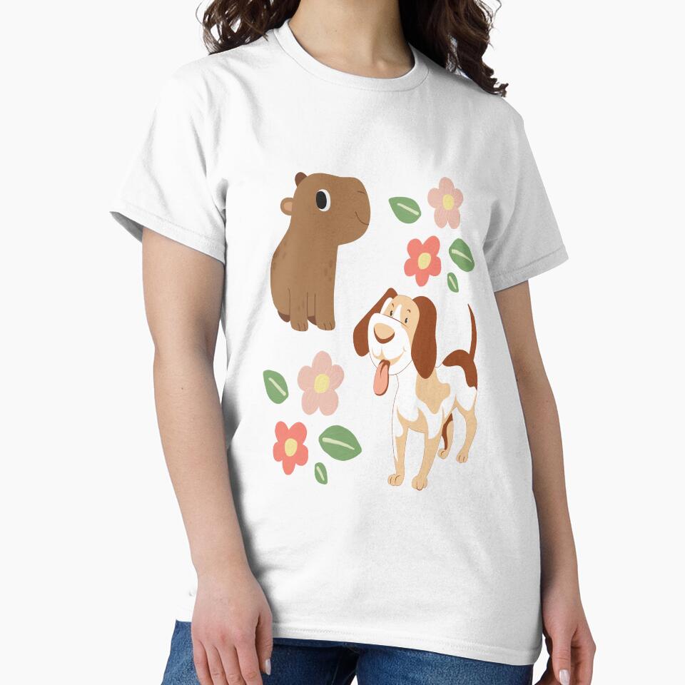 Cute Capybara And Dog,dog,Capybara Funny, Capybara with other animals, by Tamas Das