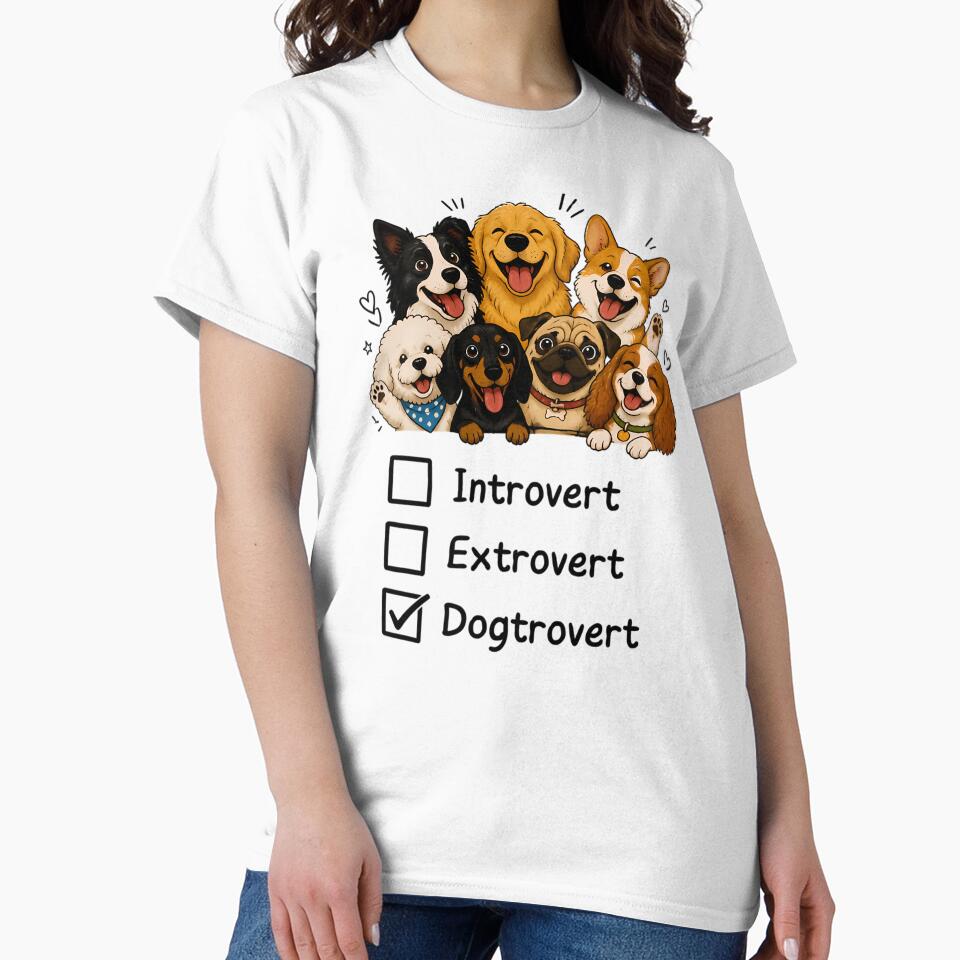 Dogtrovert - Funny Dog Design by christineirist