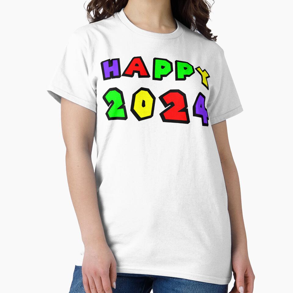 New Year's Eve Happy New Year 2024 Party Countdown colorful by F-SADESIGN