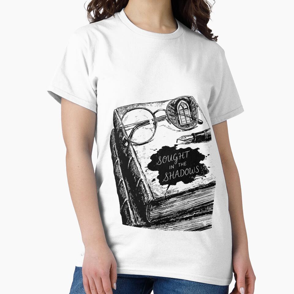 Wire-Rimmed Spectacles Reflection Study - Vintage Dark Academia by bapupa