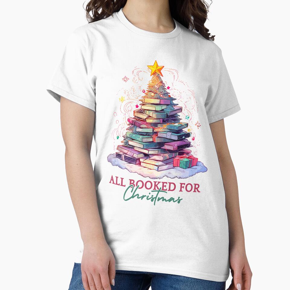 All Booked For Christmas - Christmas Book Tree by SFIPS