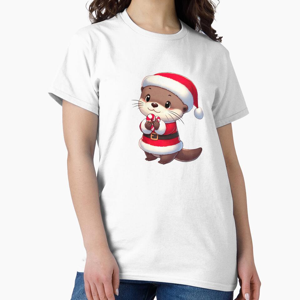 Cute Christmas Otter Santa by KAI-Studio