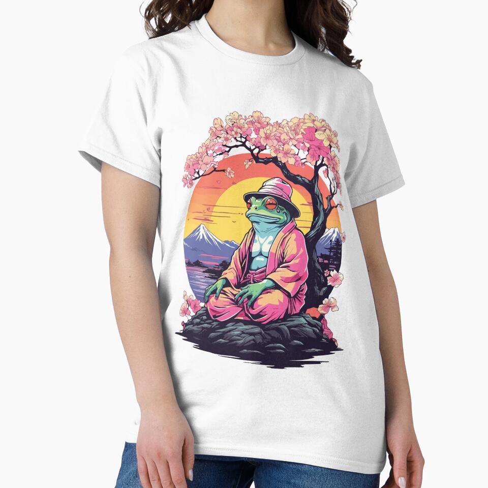 Frog Streetwear Aesthetic Vintage by LuminOrb