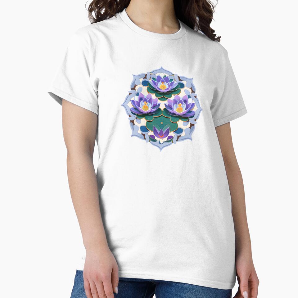 Water Lilies Blossoming by hyggefolkart