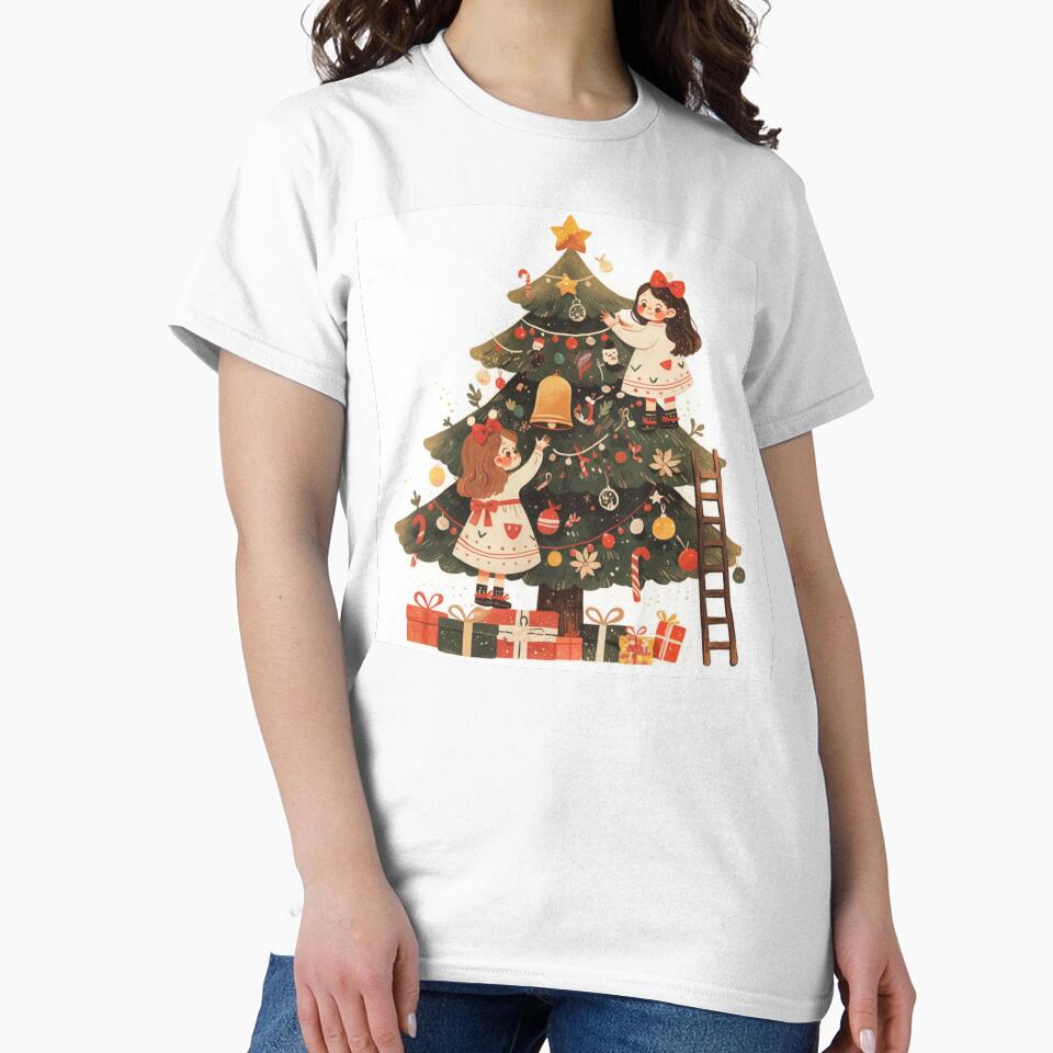 Kawaii kids decorating a Christmas Tree by MendaciousMina