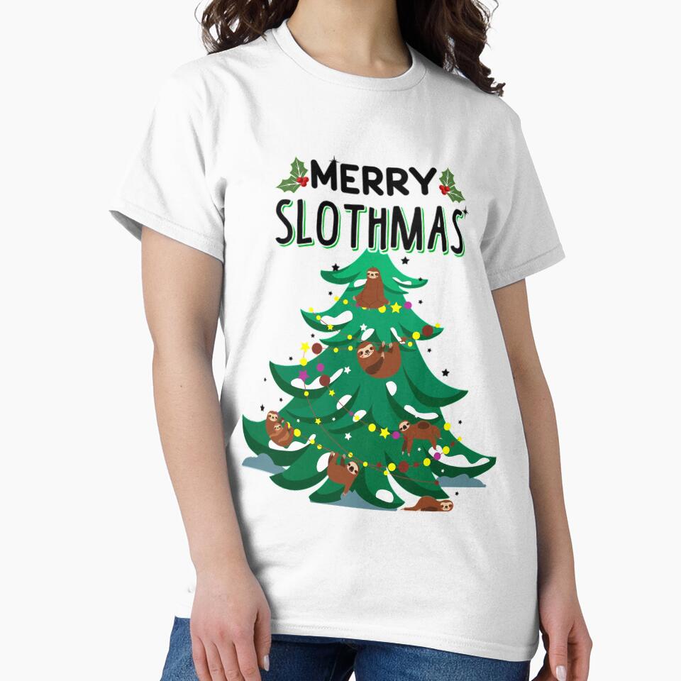 Sloths Christmas by GeniusDesignArt