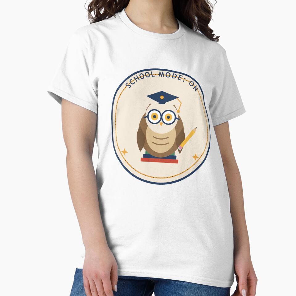 School Mode On Cute Owl Scholar Badge by AHK18