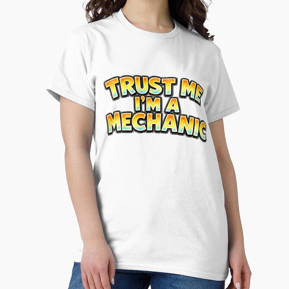 TRUST ME I’M A MECHANIC – hand drawn childlike typography by Mac Sketches
