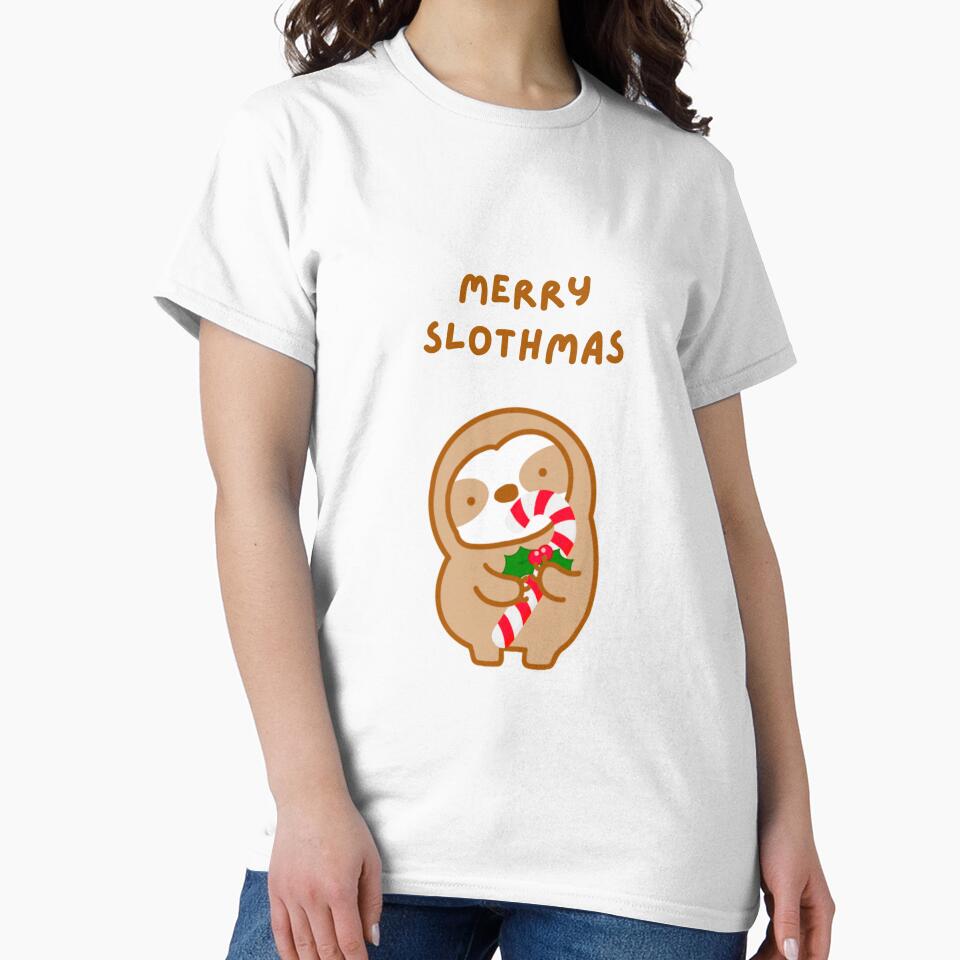 Merry Slothmas Candy Cane Sloth by theslothinme