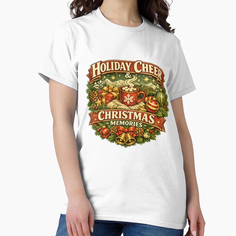 Holiday Cheer Christmas Memories Vintage Christmas Gift by LiviuGligoros
