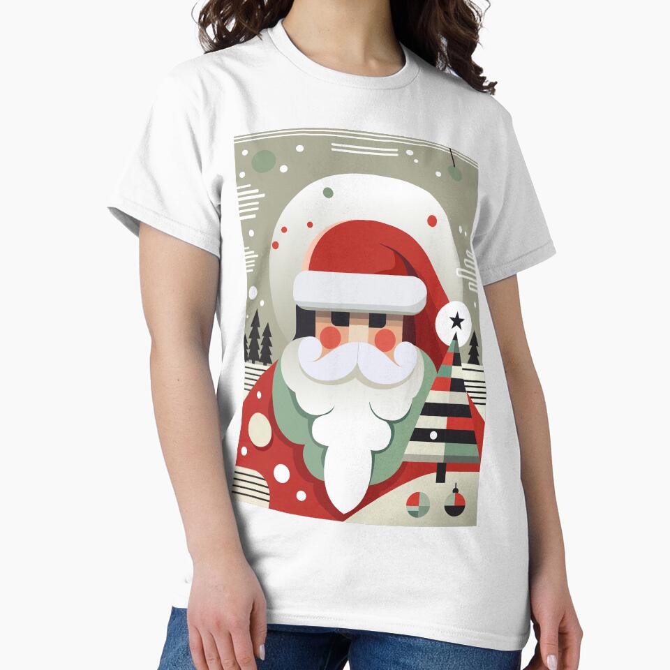 Modern Santa's Cheer by LvDrawingArt