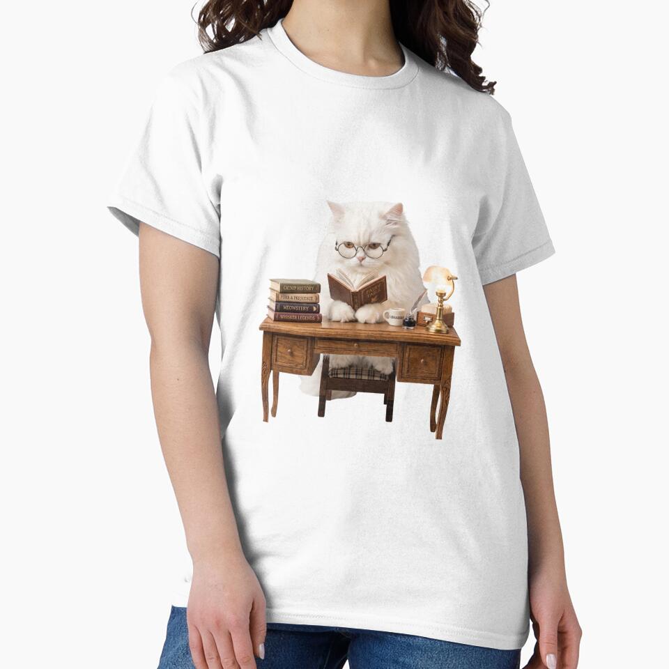 Librarian Persian Cat by PictoVibe