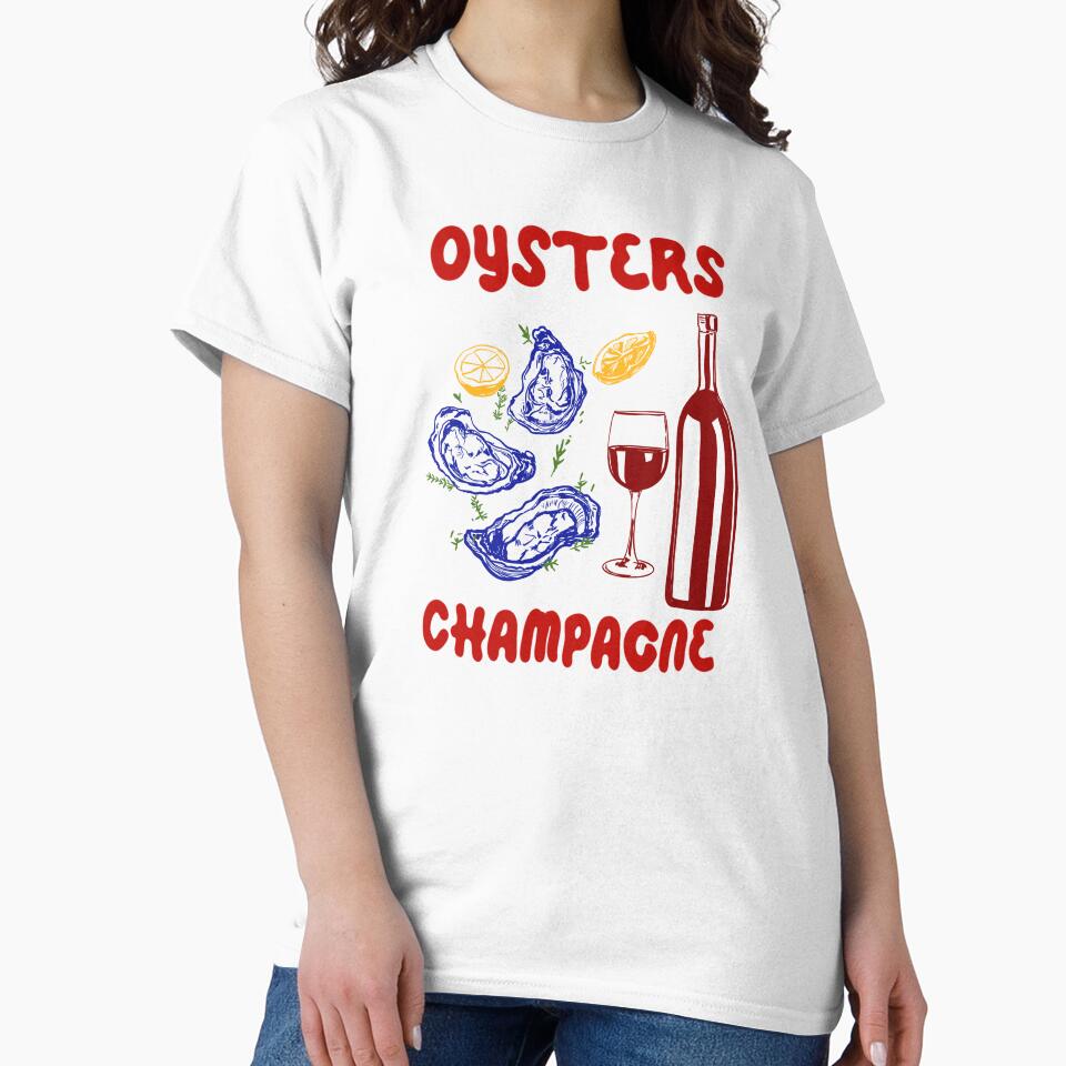 Oysters & Champagne Illustration by MaiZephyr