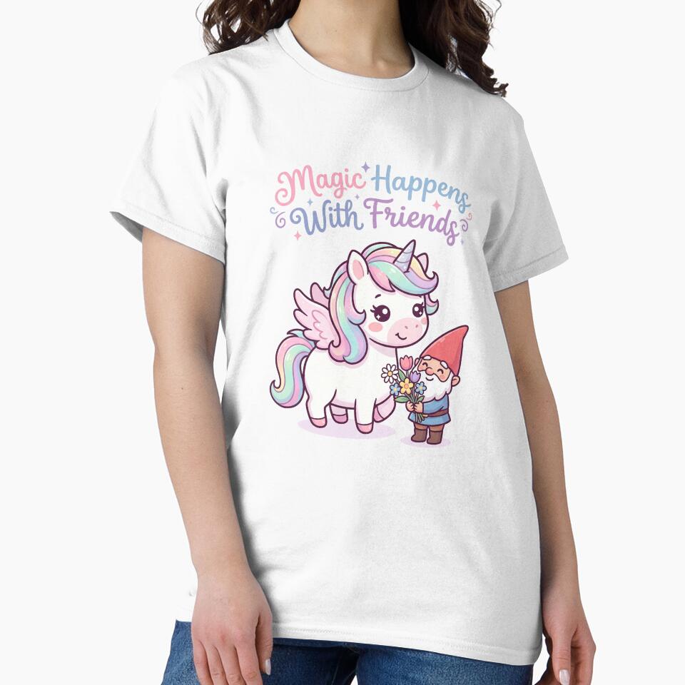 Cute Unicorn and Gnome Friendship by naragon4289
