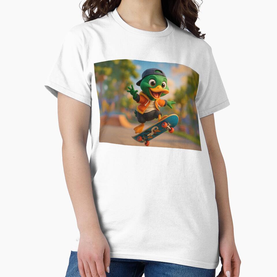 Skater Mallard Duck by Sillytoe