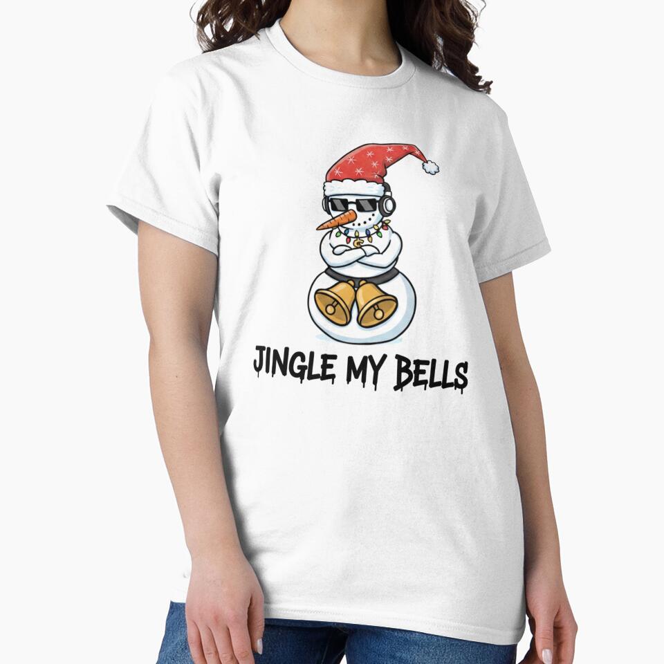 Funny Christmas Snowman – Jingle My Bells Gangsta Snowman by TeezOfMadness