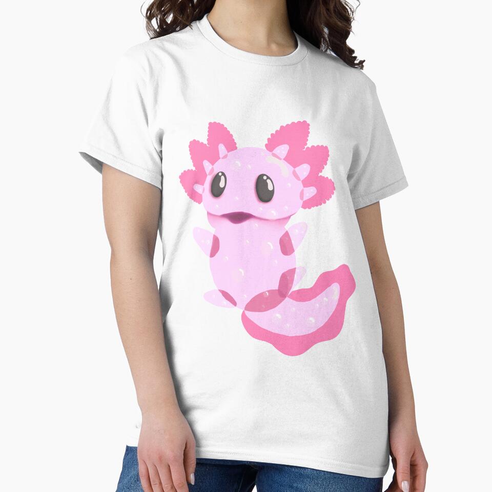 Axolotl Blob Transparent Kawaii by Draknel