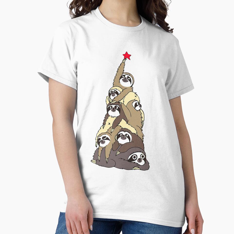 Sloth Christmas Tree by ArtCreations79