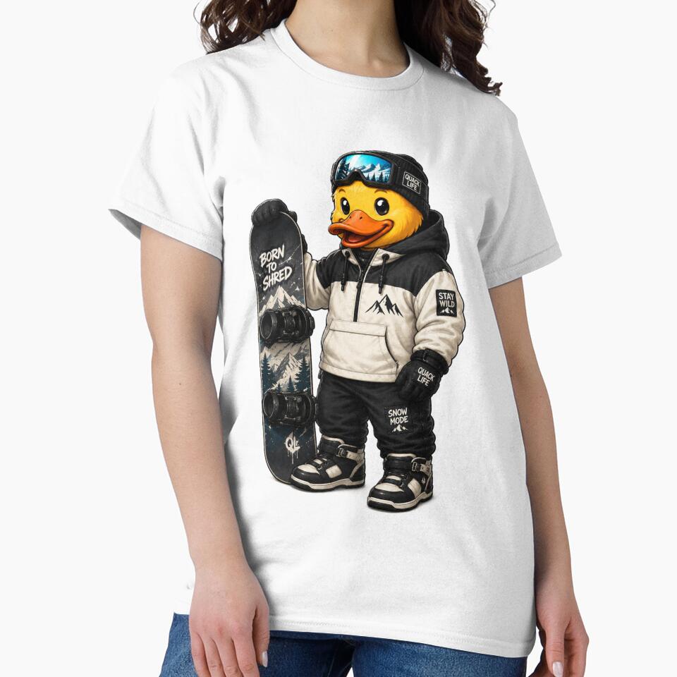 Snowboarder Duck by Thor-stone
