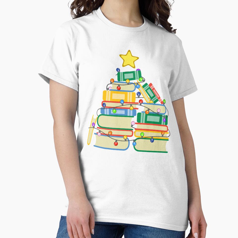 Bookish Christmas Tree II by Lemon Pepper