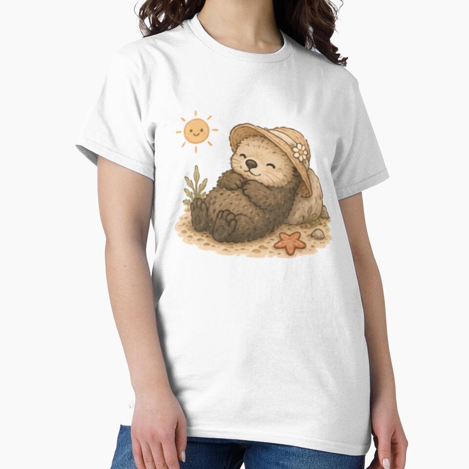 Summertime Sea Otter by MellowMunchkins